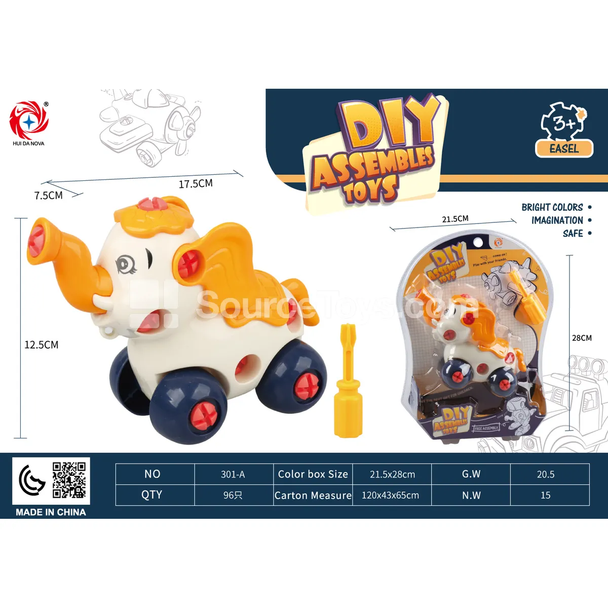 DIY Assembly Elephant Toy DIY Assembly Elephant Toy