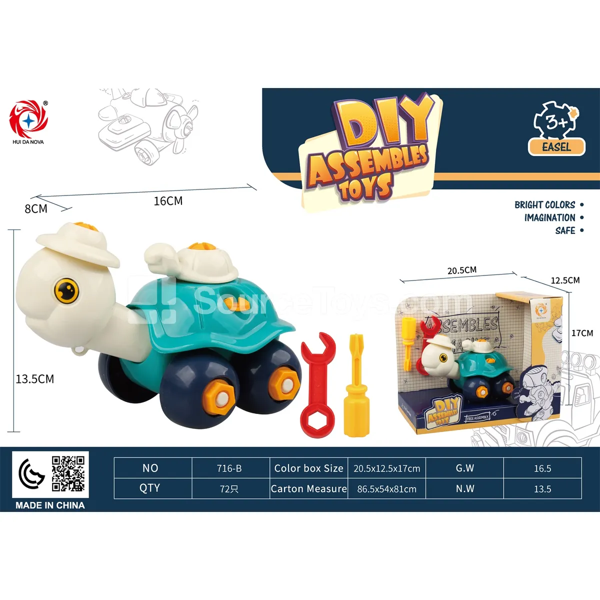 Disassembly Educational Turtle Toy Disassembly Educational Turtle Toy