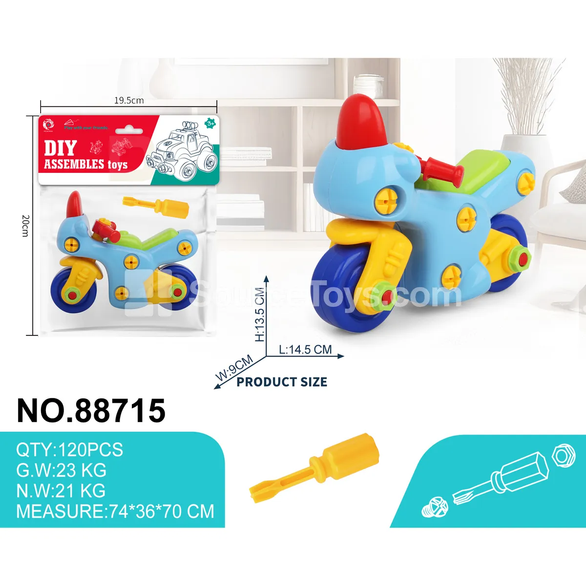 DIY Educational Motorcycle Toy DIY Educational Motorcycle Toy