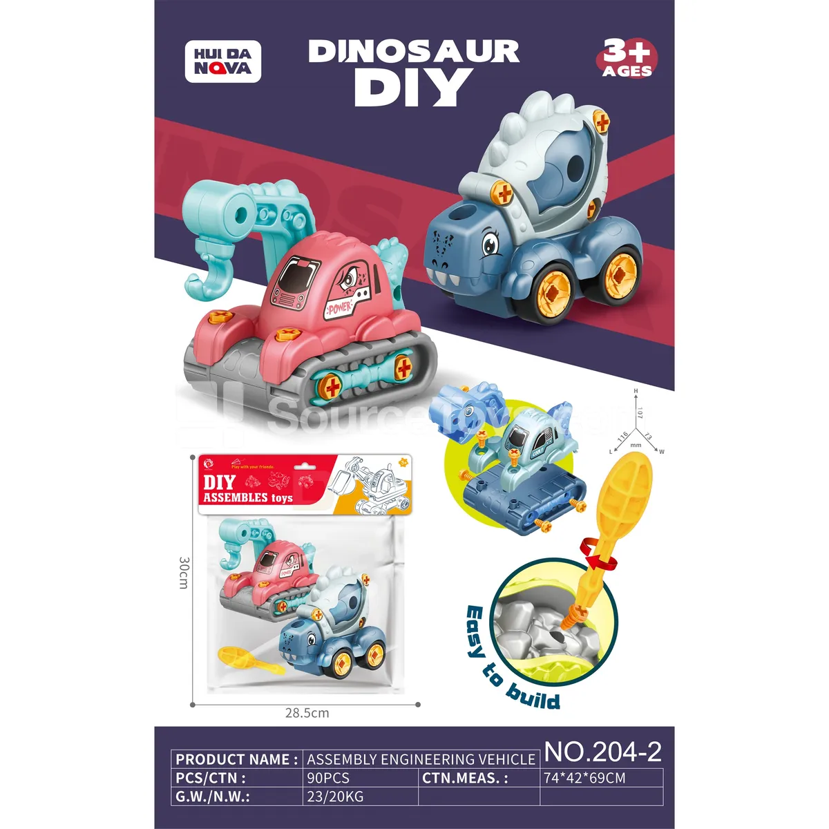 Disassembly Truck with Hook & Mixer