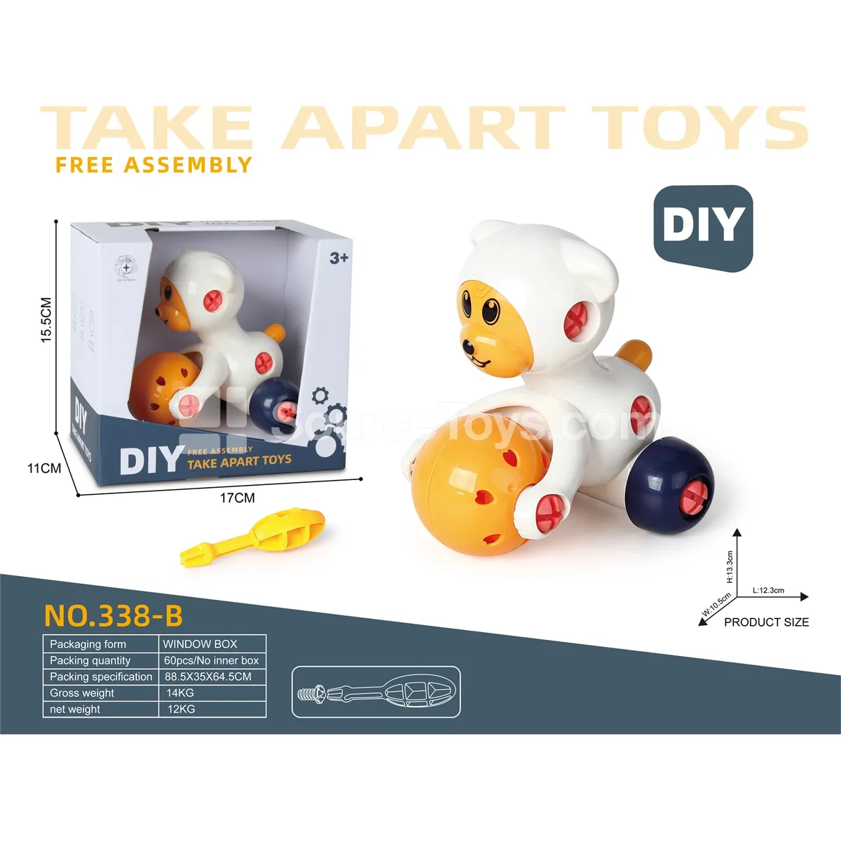 Disassembly Bear Toy Disassembly Bear Toy