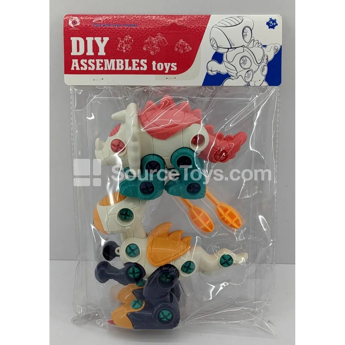 DIY Assembly T-Rex & Triceratops