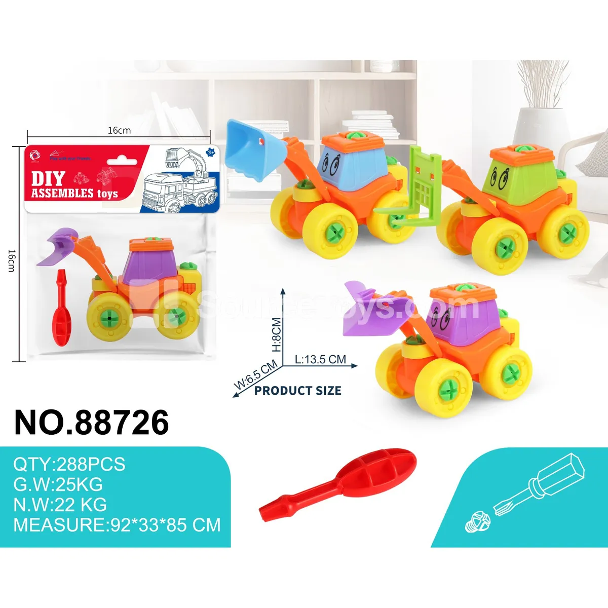 DIY Assembly Construction Vehicle