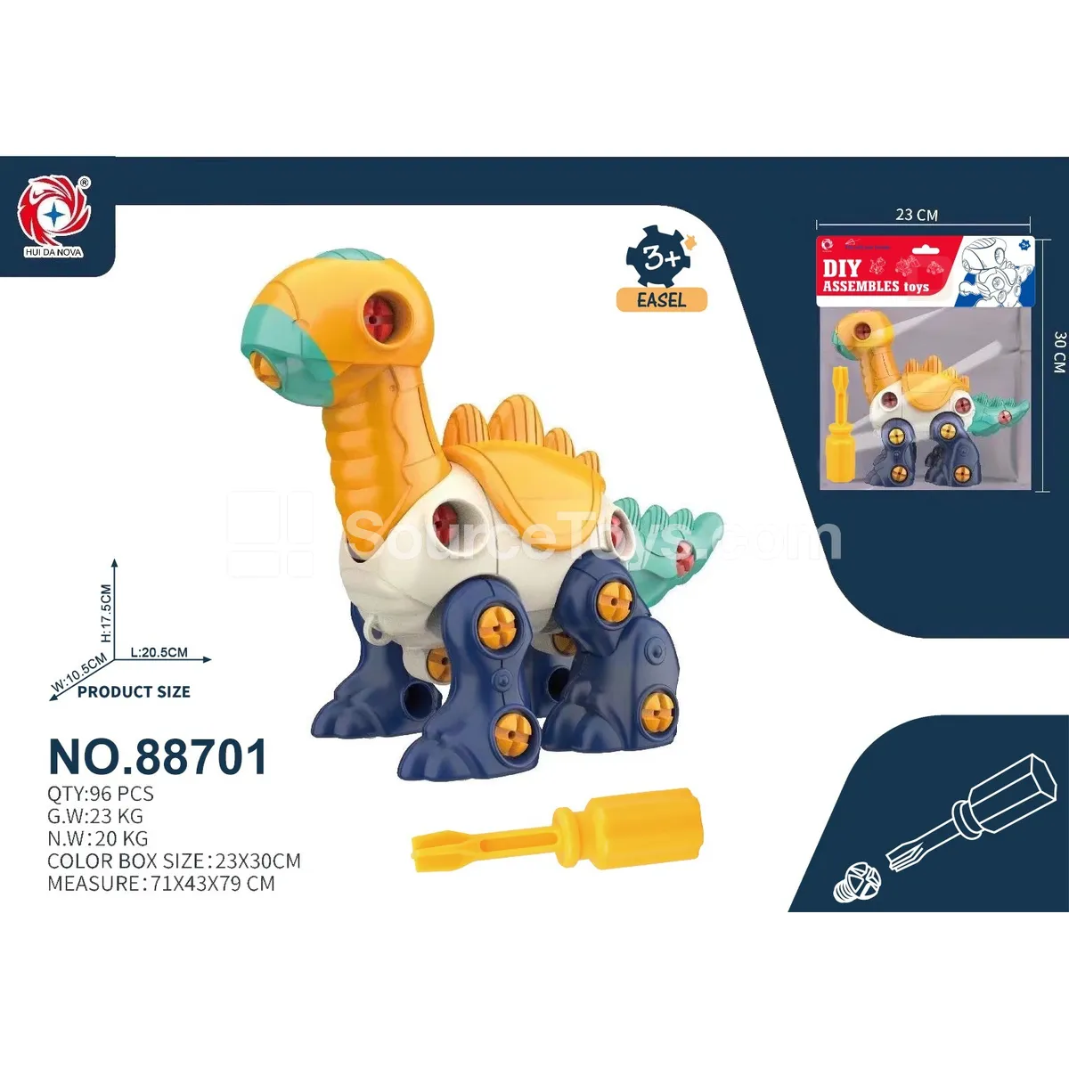 DIY Assembly Dinosaur Model DIY Assembly Dinosaur Model