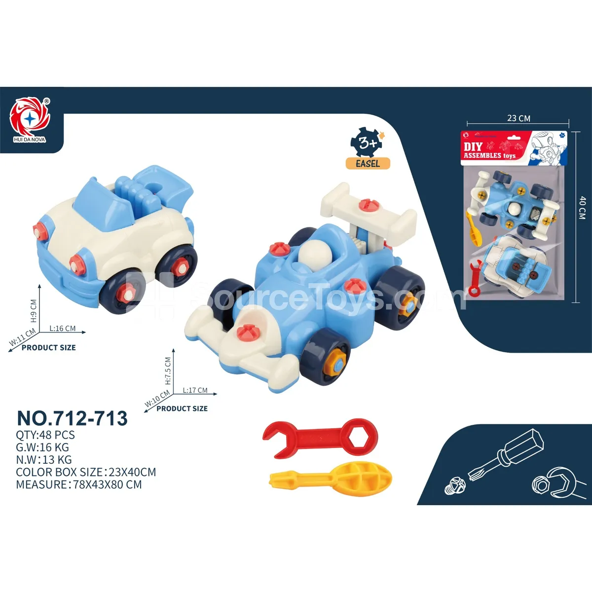 DIY Assembly Go-Kart & Convertible Car