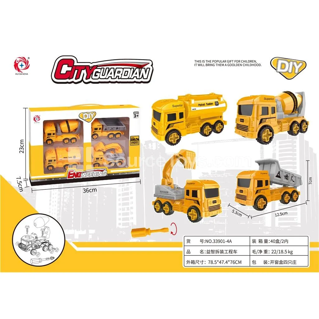 DIY Educational Assembly Construction Vehicle
