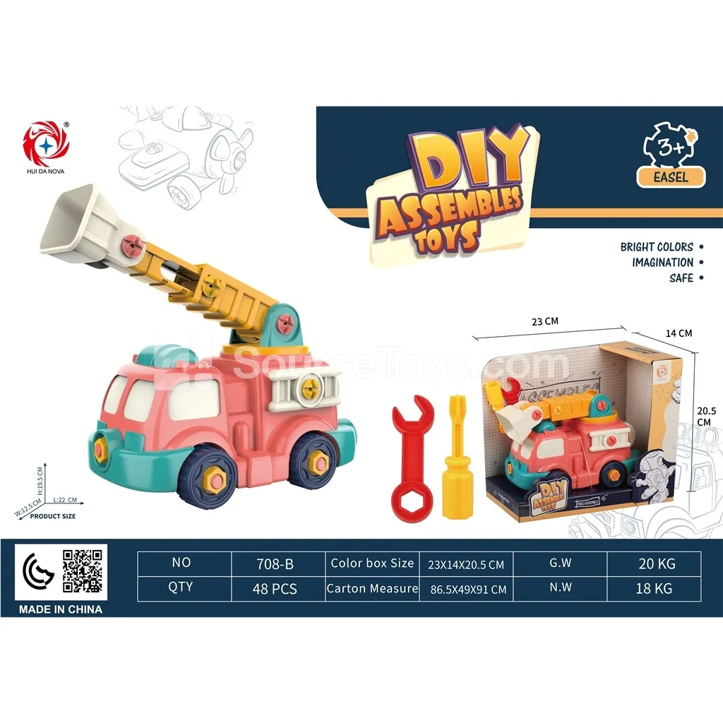 DIY Assembly Fire Truck DIY Assembly Fire Truck