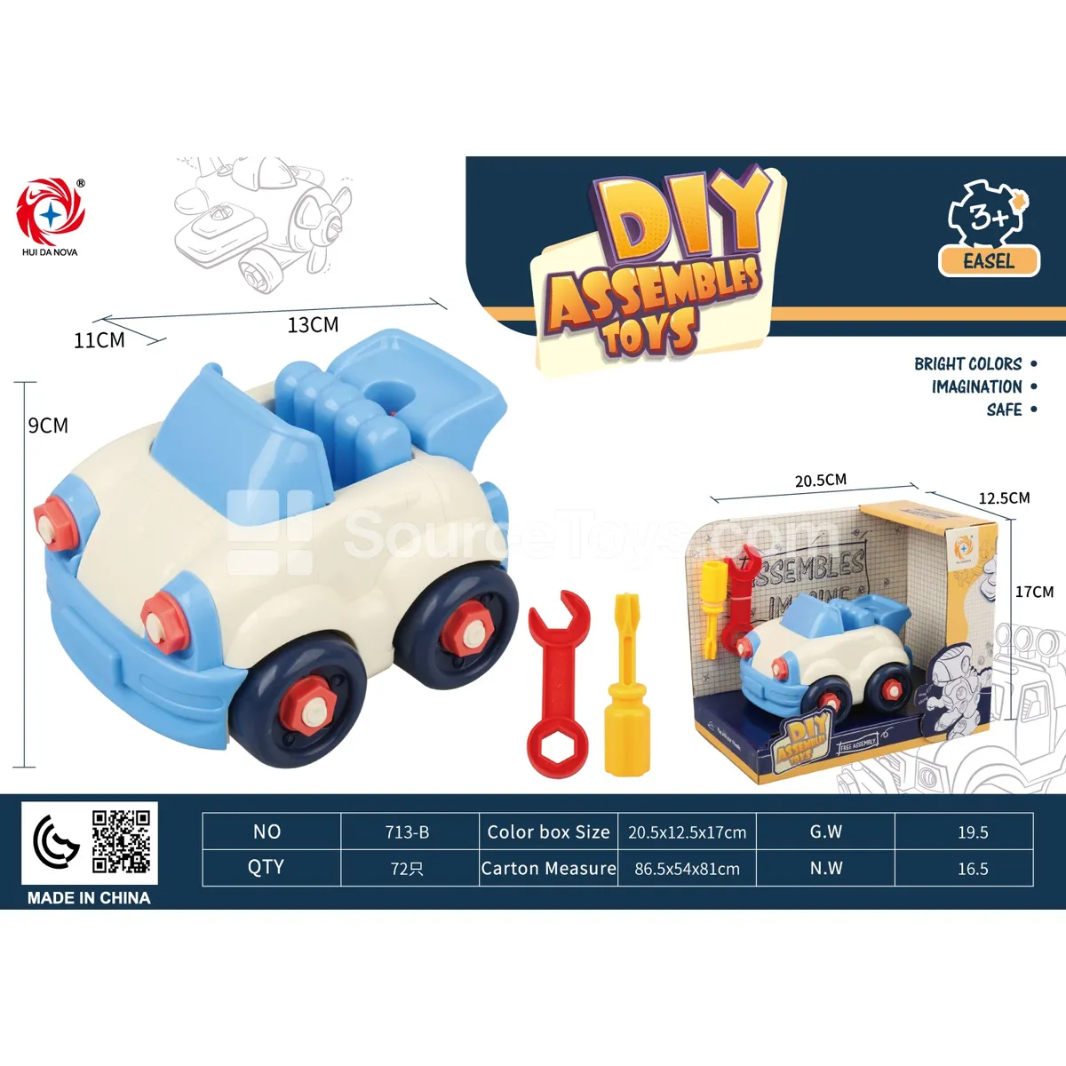 Take-Apart Convertible Car