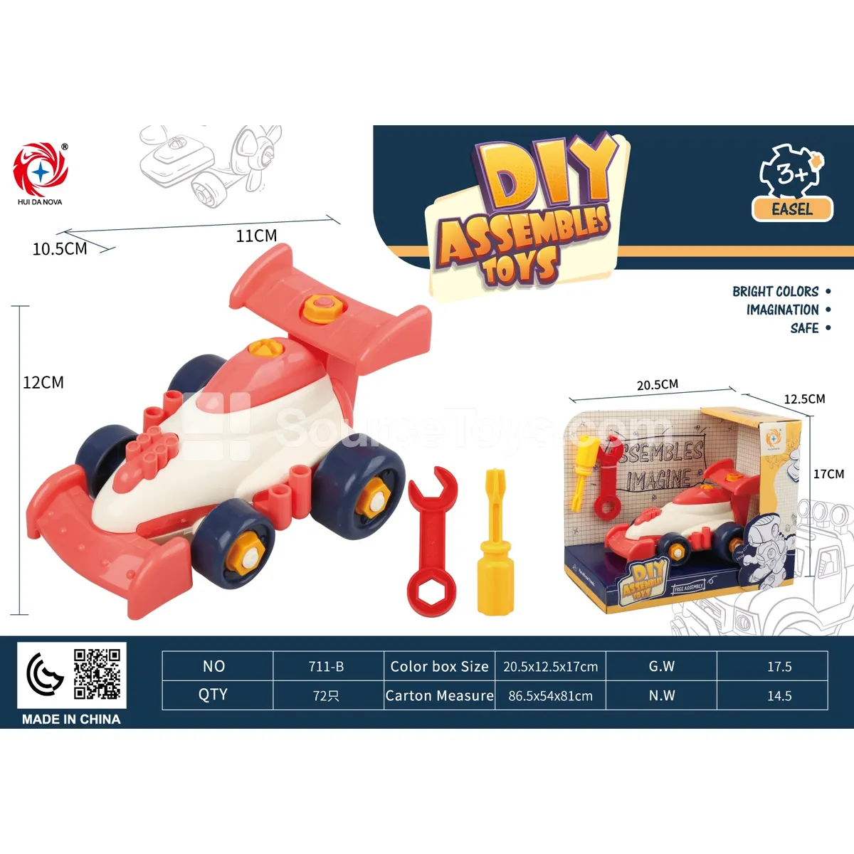 Take-Apart Racing Car