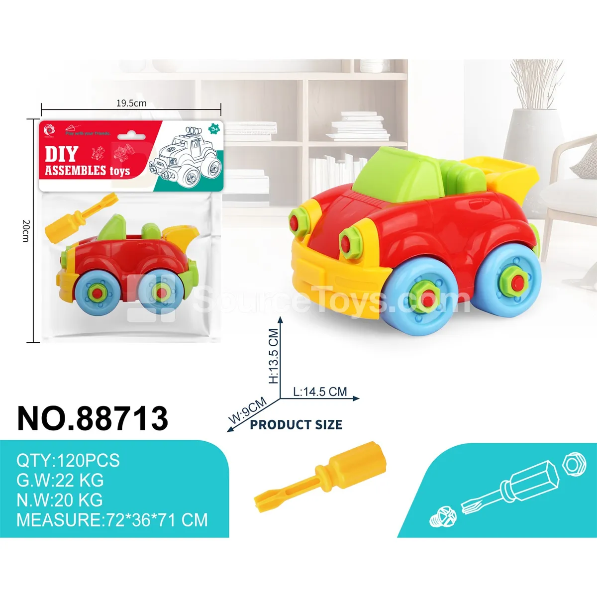 Take-Apart Educational Car Toy Take-Apart Educational Car Toy