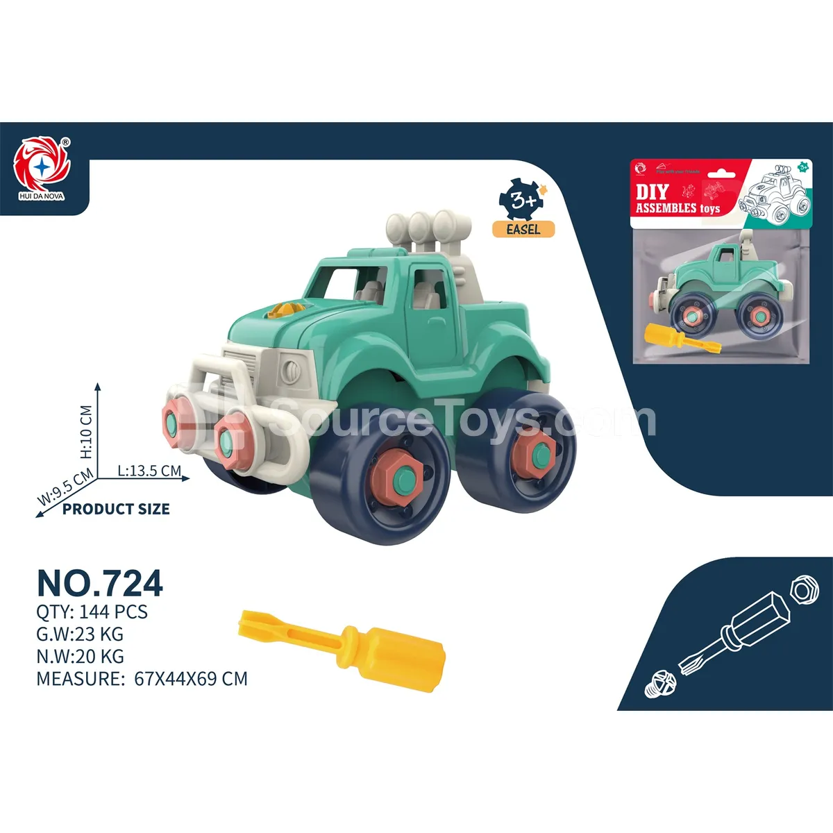 Disassembly Educational Off-Road Vehicle