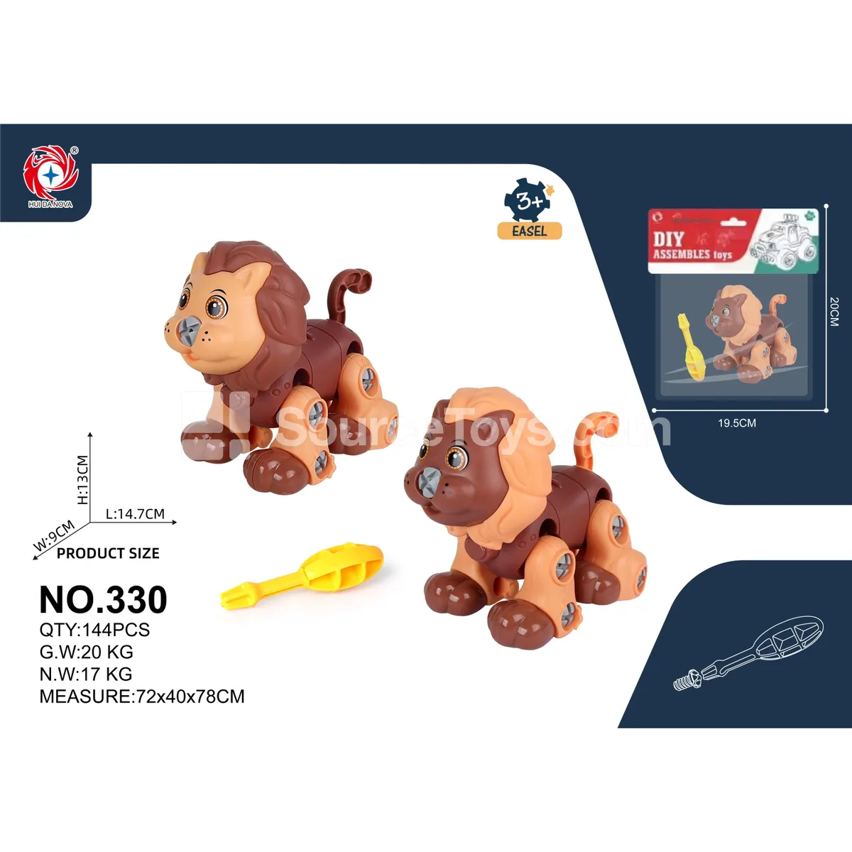Take-Apart Lion Toy Take-Apart Lion Toy