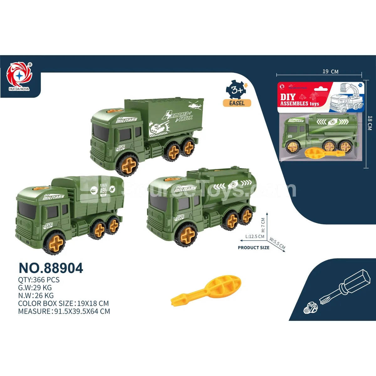 DIY Assembly Military Transport Truck DIY Assembly Military Transport Truck