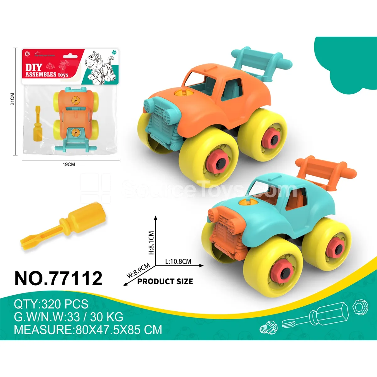 DIY Kart Assembly Toy DIY Kart Assembly Toy