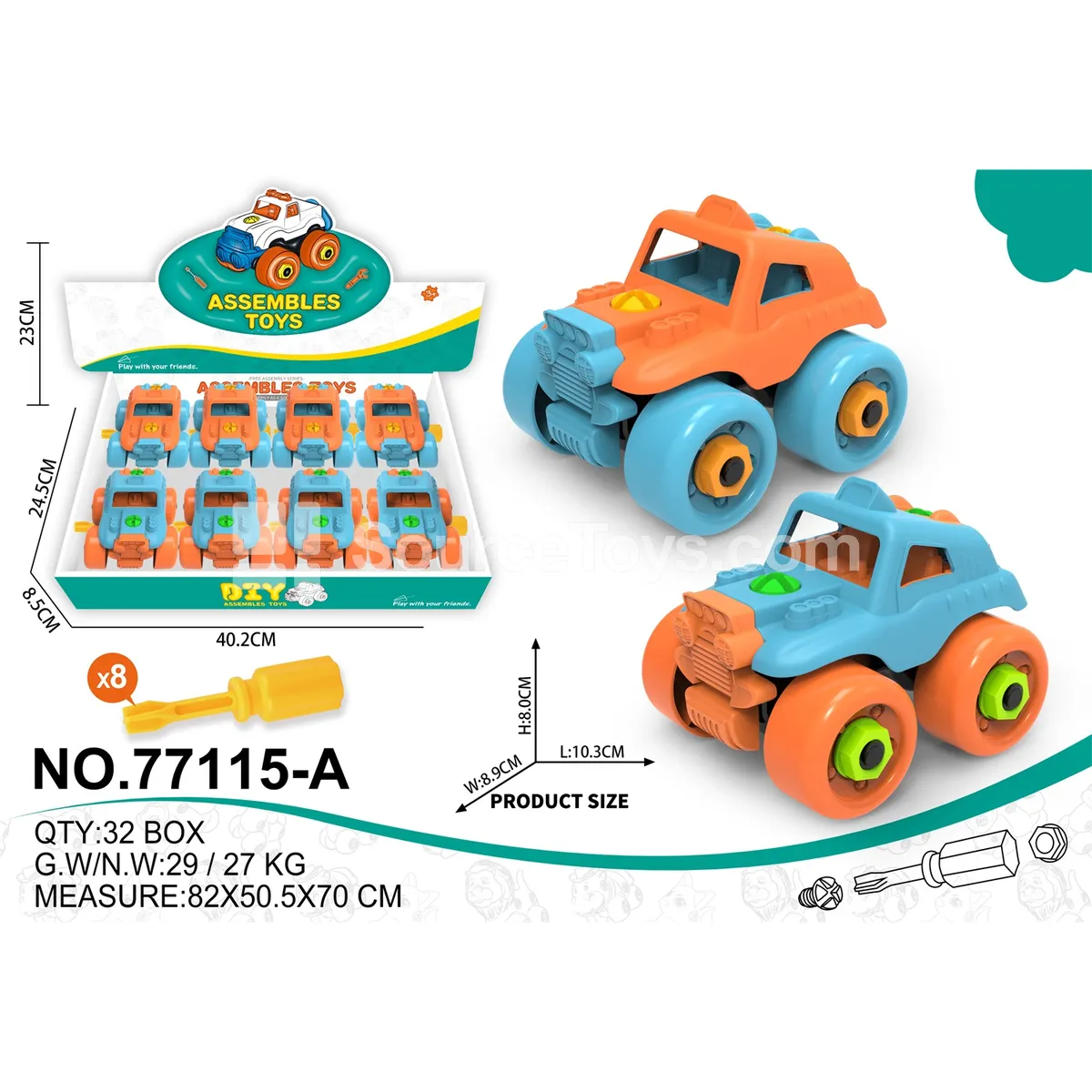 Take-Apart Racing Cars (8-Pack) Take-Apart Racing Cars (8-Pack)