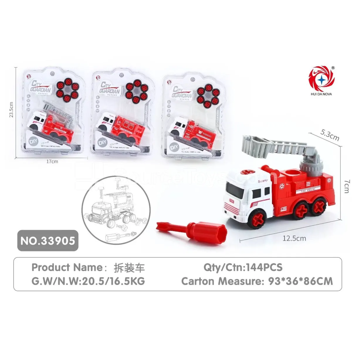 DIY Assembly Fire Truck DIY Assembly Fire Truck