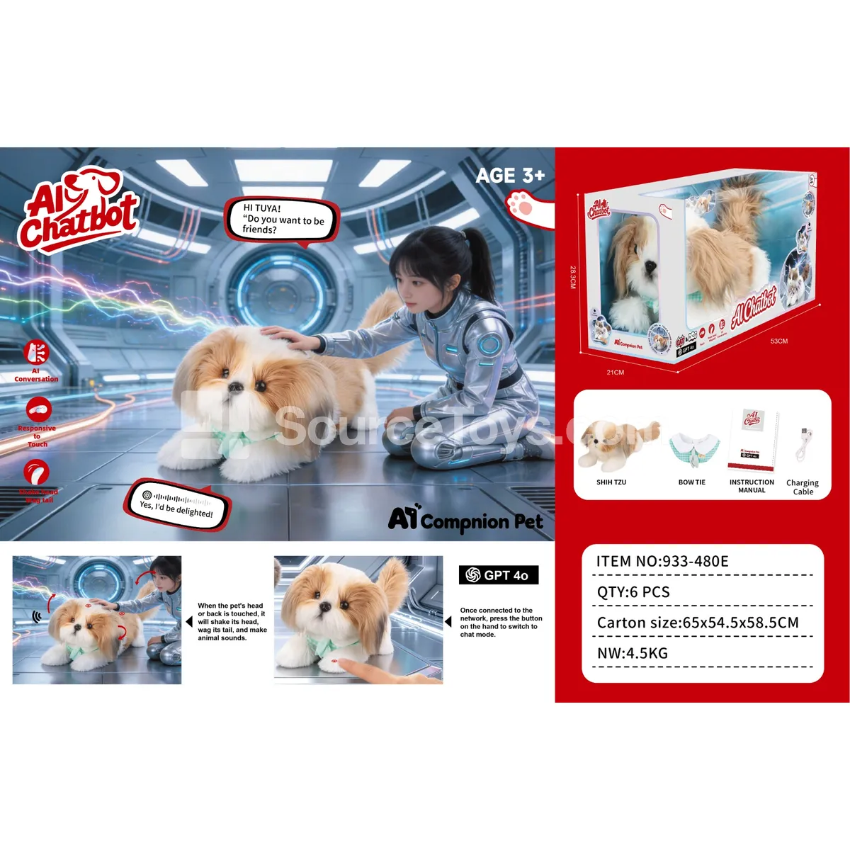 Electric Plush Shaking Dog