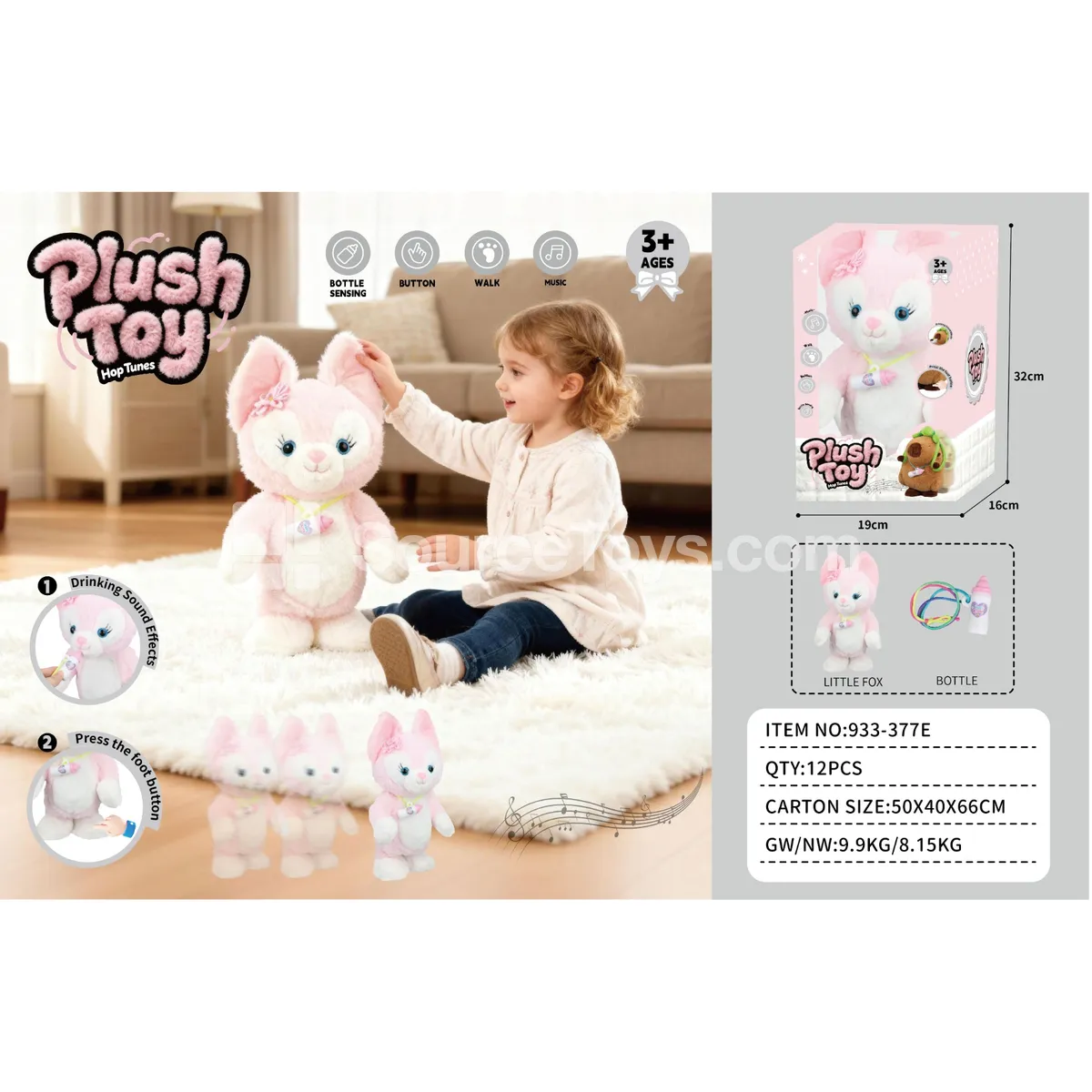 Electric Plush Walking Fox Electric Plush Walking Fox