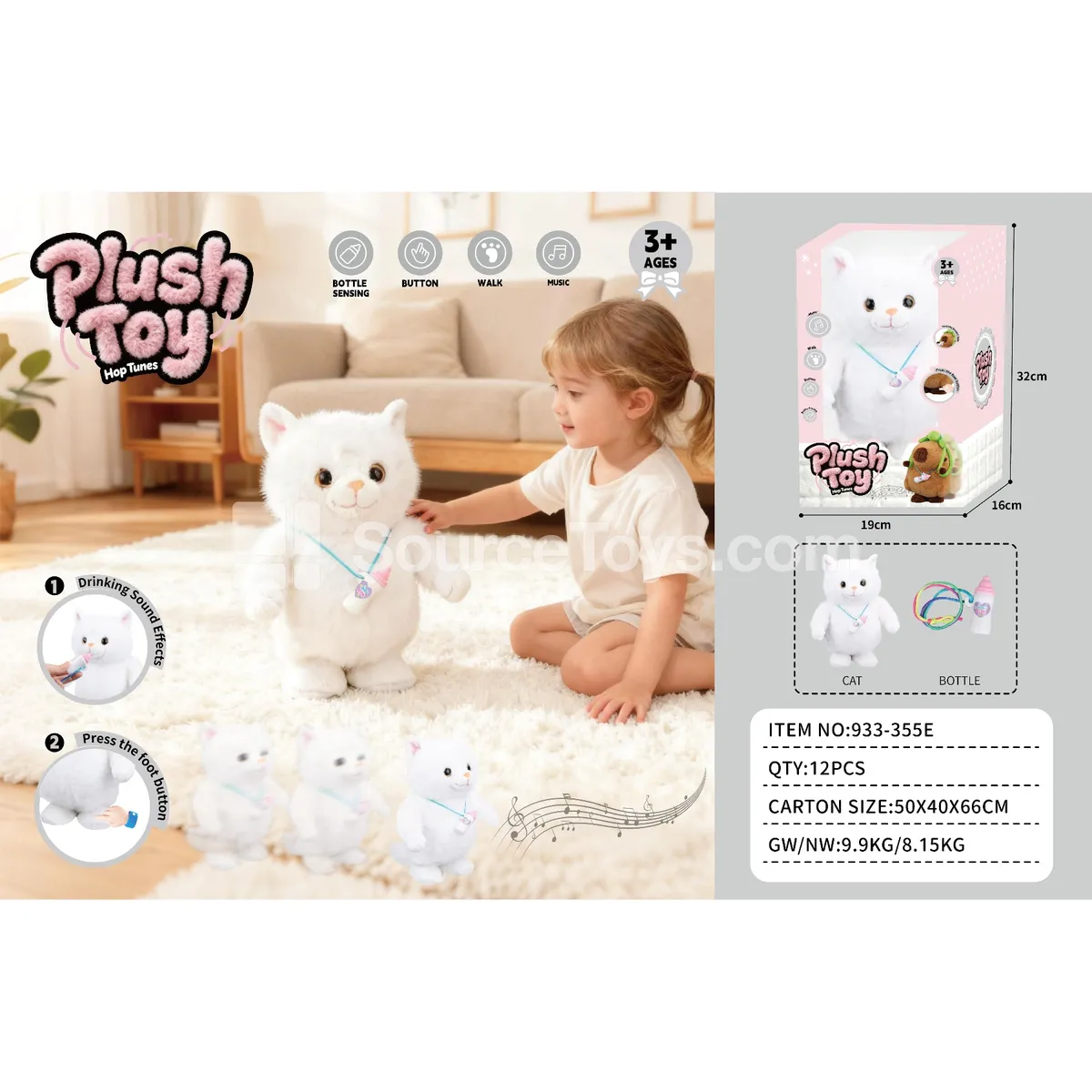Electric Walking Cat Toy Electric Walking Cat Toy