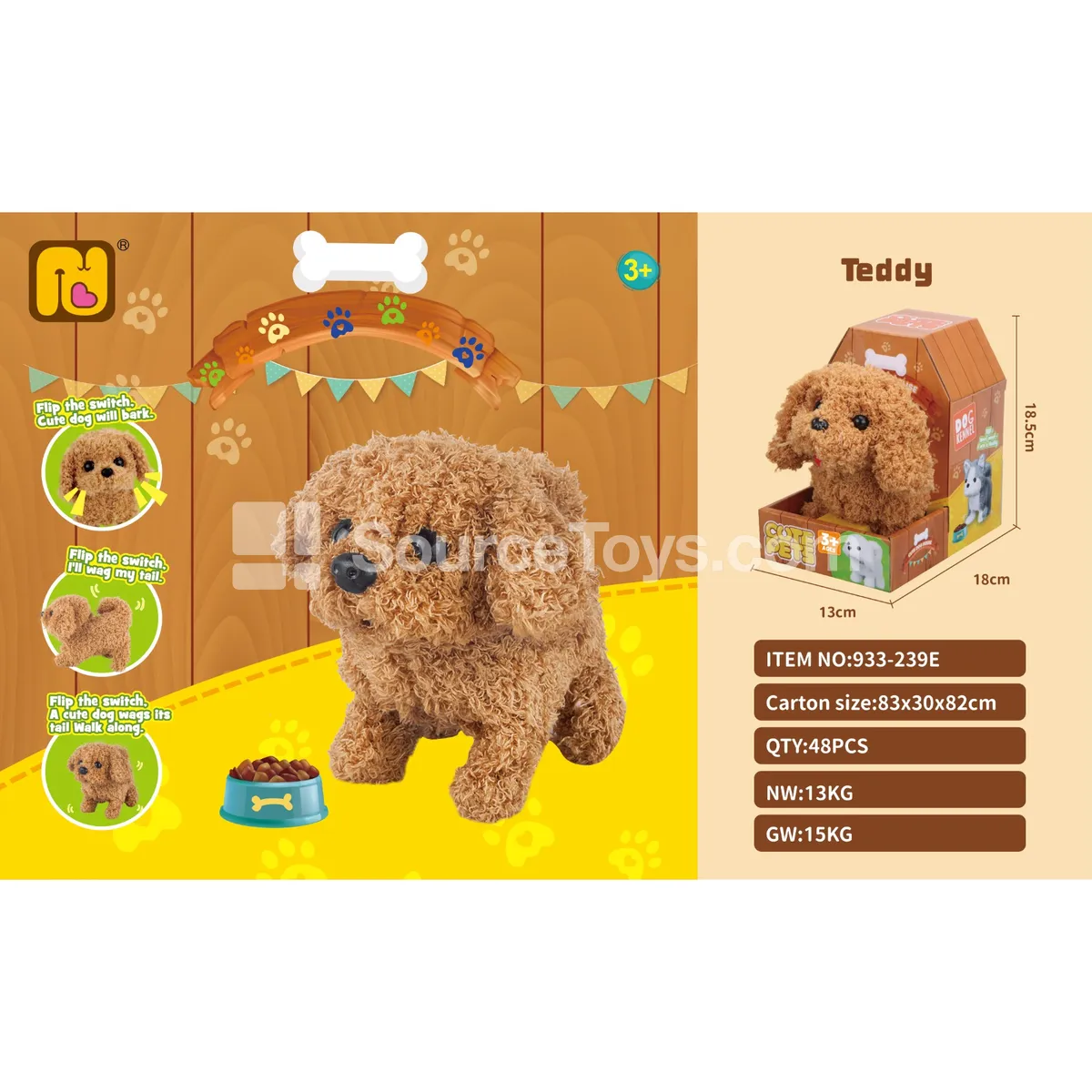 Electric Pet Teddy Dog
