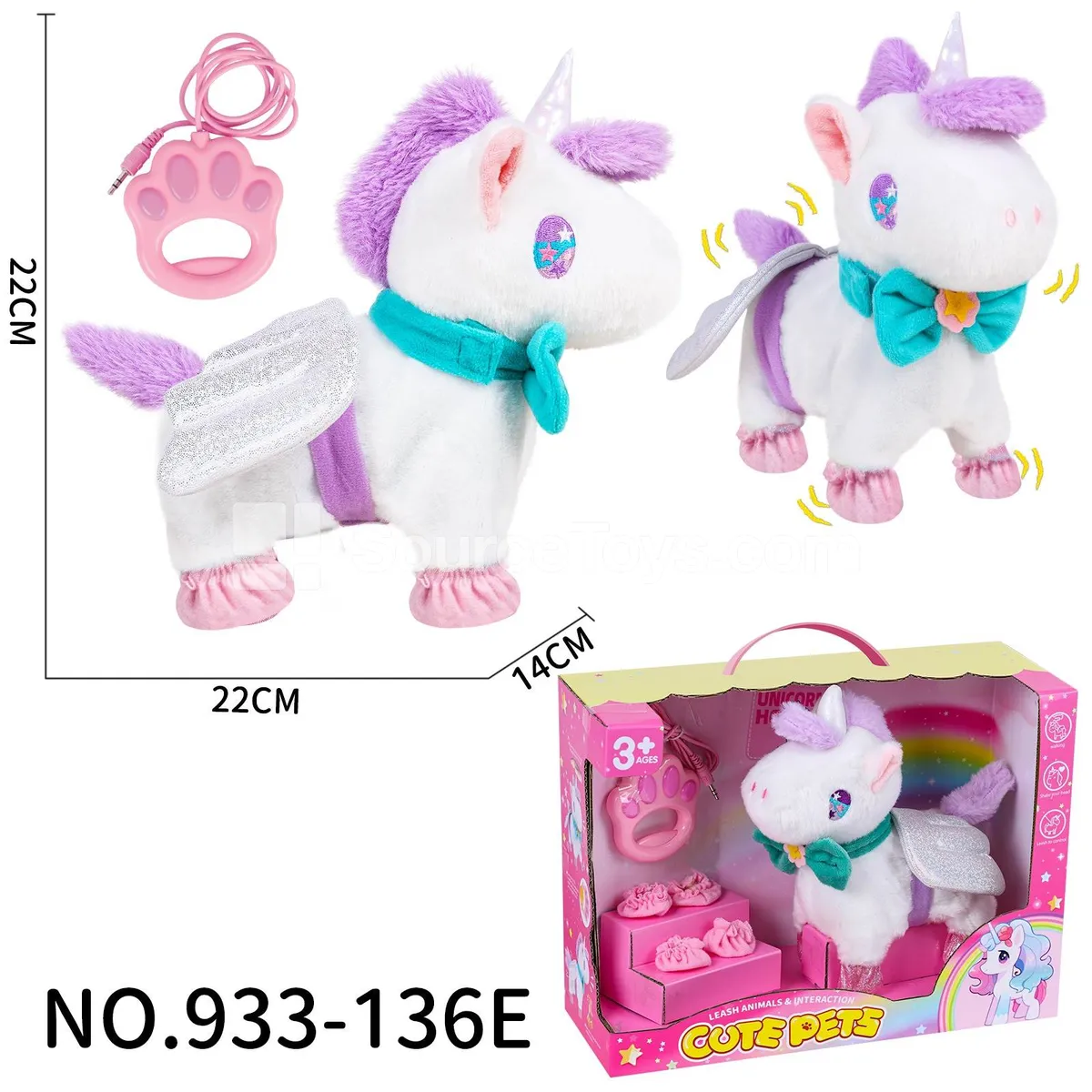 Leash White Unicorn Horse Leash White Unicorn Horse