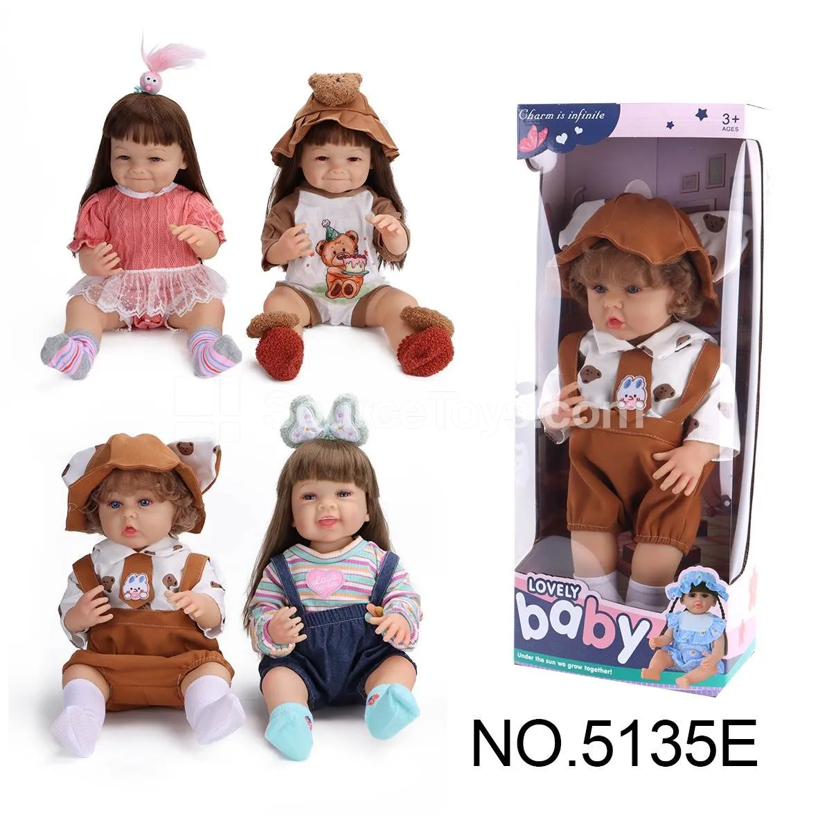 24-Inch Static Reborn Doll 24-Inch Static Reborn Doll
