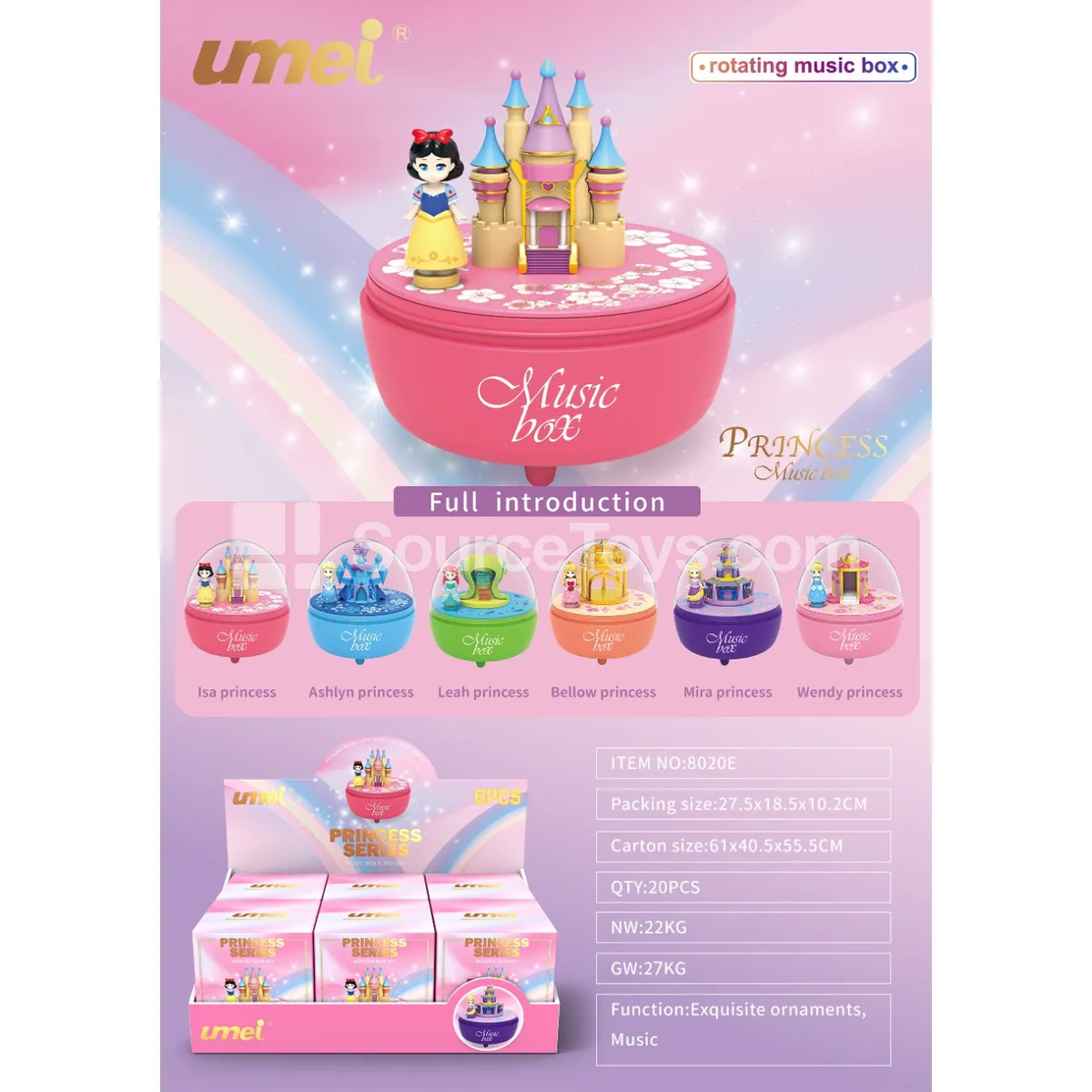 Spinning Musical Figure Set (6PCS) Spinning Musical Figure Set (6PCS)