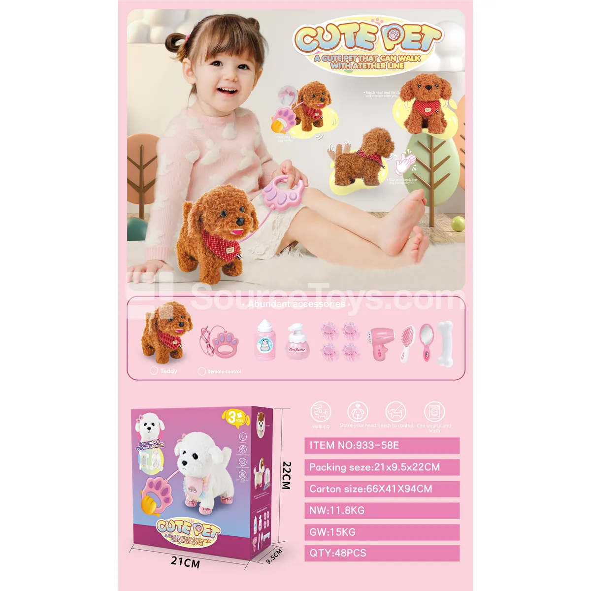 Electric Walking Teddy Dog Toy Electric Walking Teddy Dog Toy
