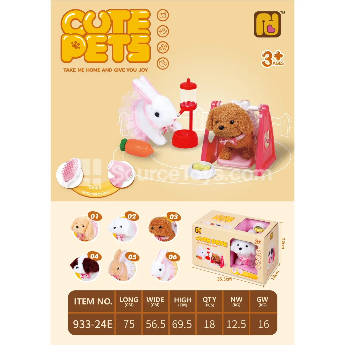 Swing Nora Dog Play Set