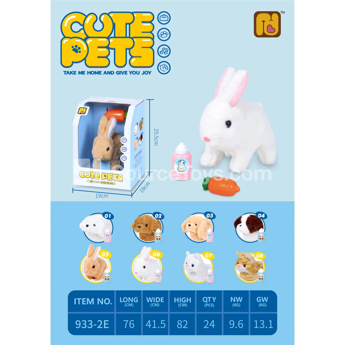 Electric Pet Rabbit Toy