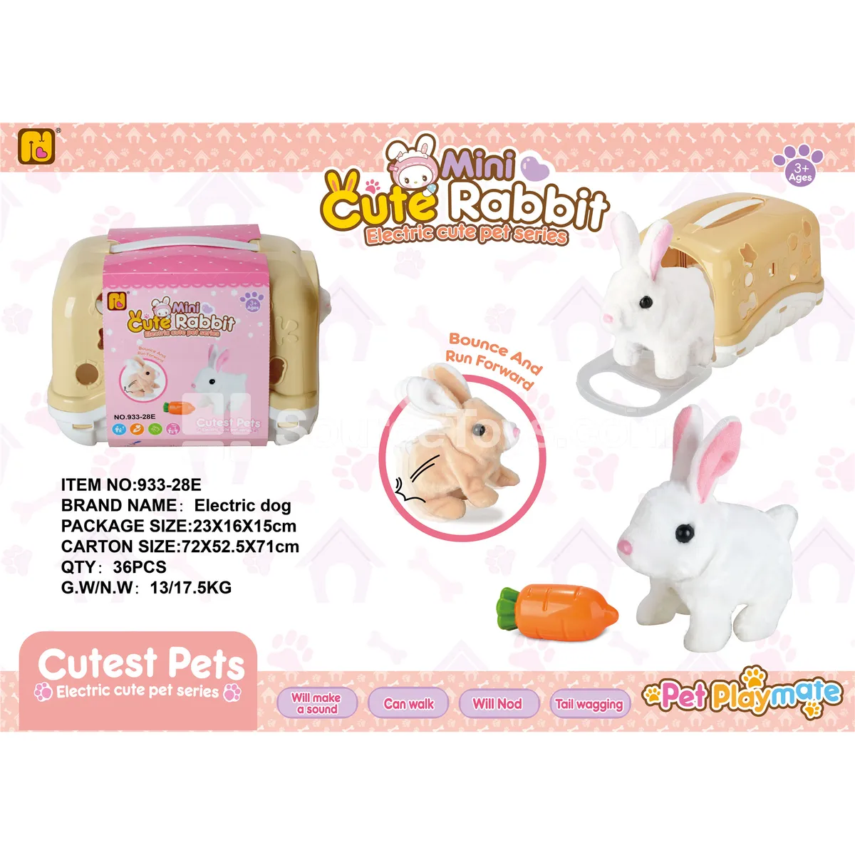 Nora Pet Rabbit House (Battery Not Included) Nora Pet Rabbit House (Battery Not Included)