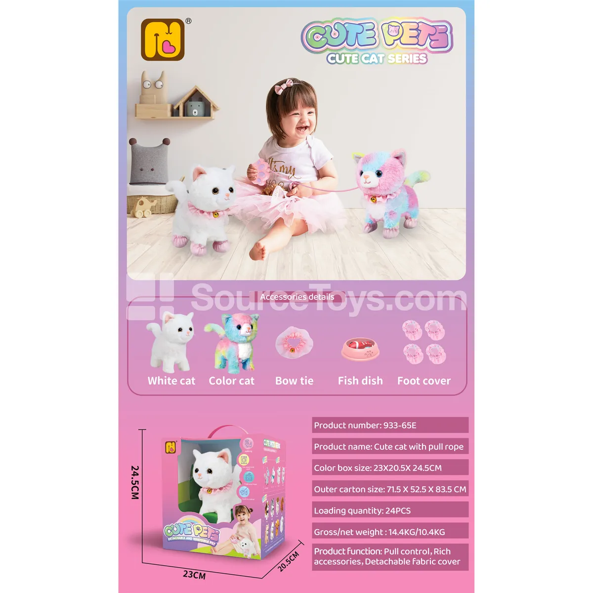 Electric Leash Walking Cat Toy