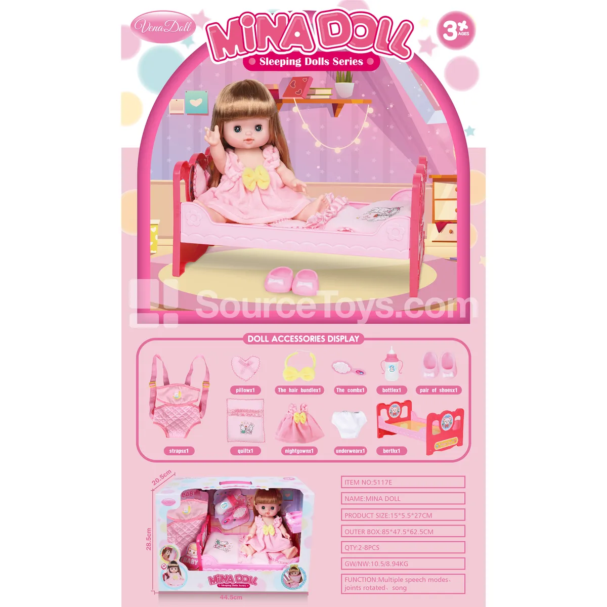 Mina Sleeping Doll Mina Sleeping Doll