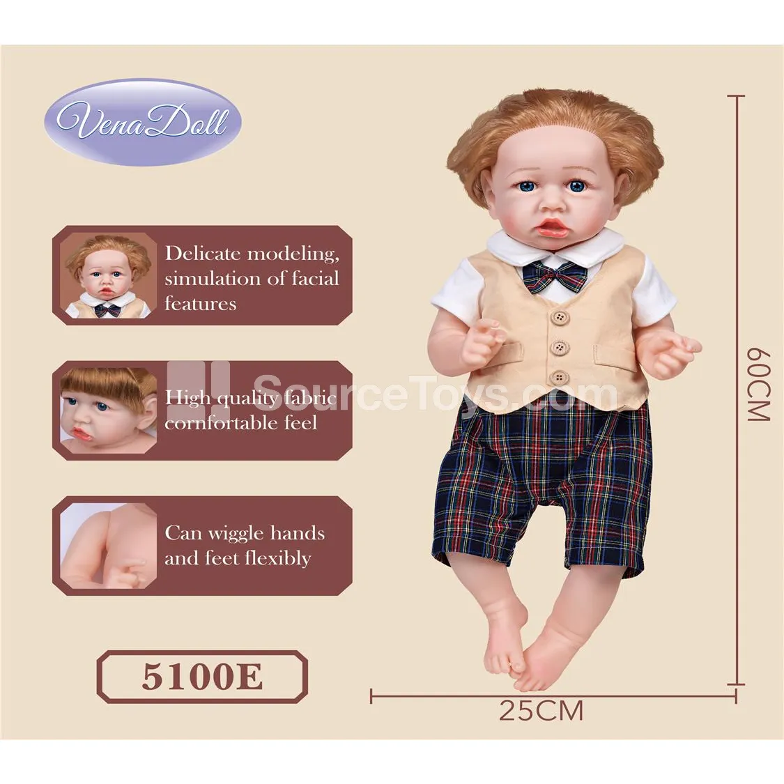 Realistic 60cm Reborn Doll Realistic 60cm Reborn Doll