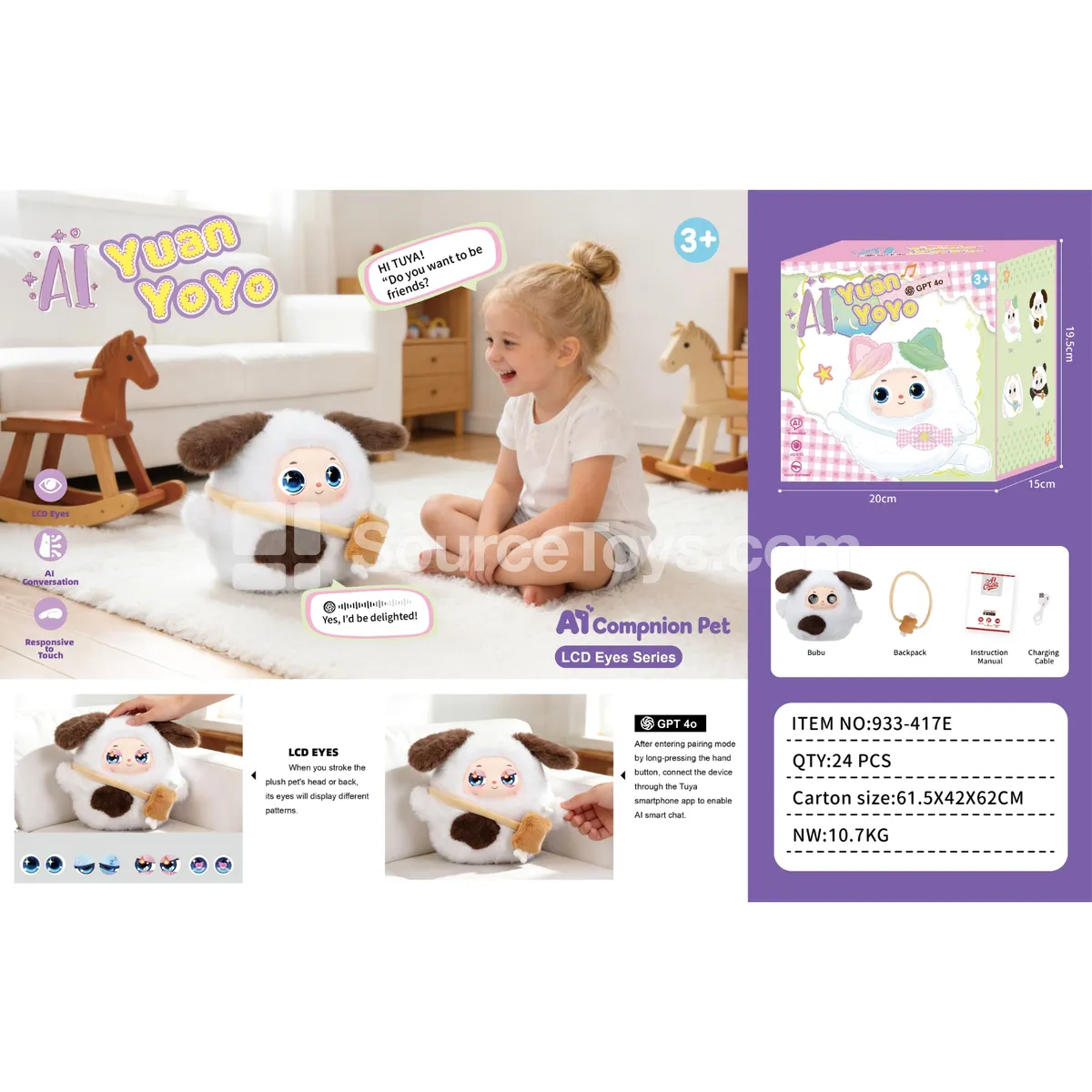 Electric Plush AI Interactive Doll Electric Plush AI Interactive Doll