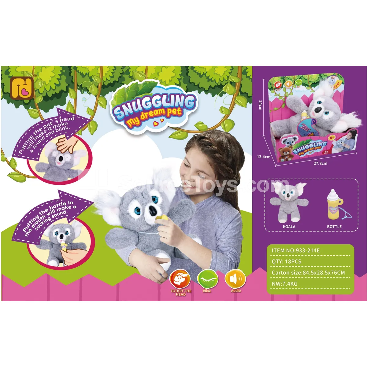 Comforting Blinking Koala Plush Comforting Blinking Koala Plush