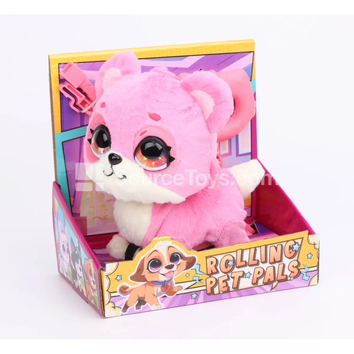 Push-Along Pet Plush Bear (Pink) Push-Along Pet Plush Bear (Pink)