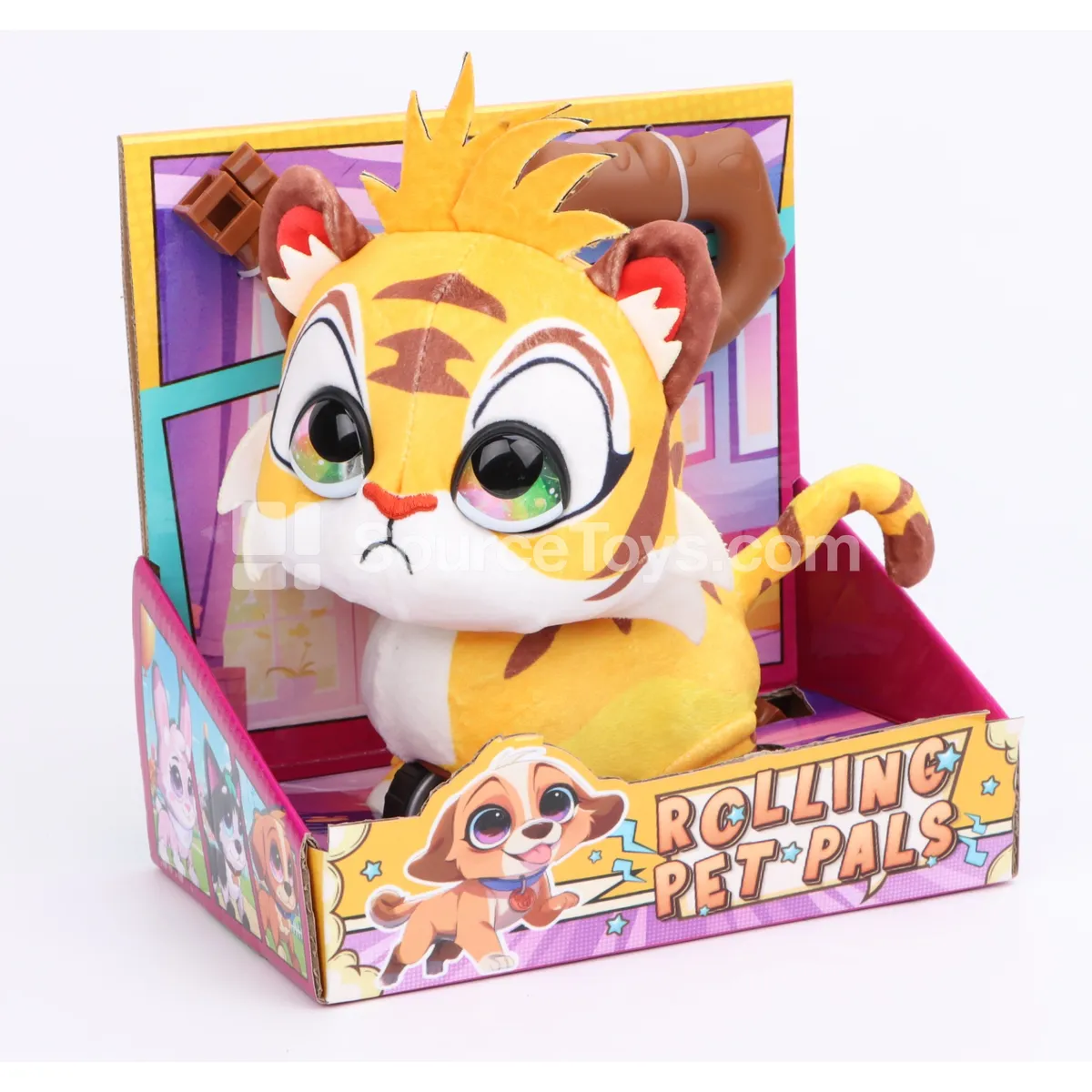 Pull-along Pet Spotted Tiger Vinyl Figure