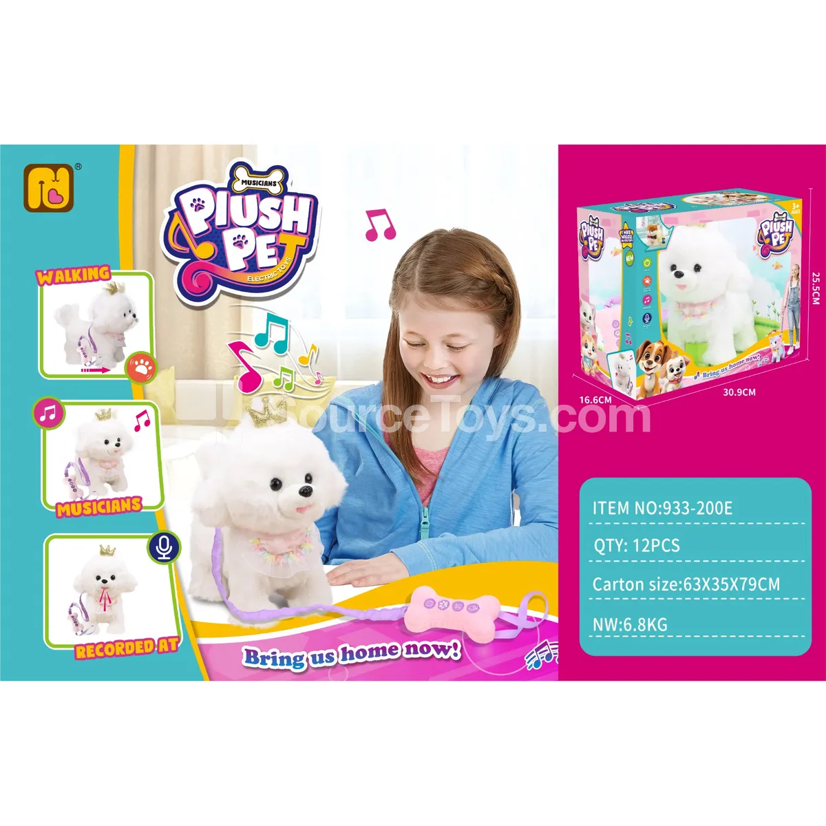 Multifunctional Bone Princess Dog Toy Multifunctional Bone Princess Dog Toy