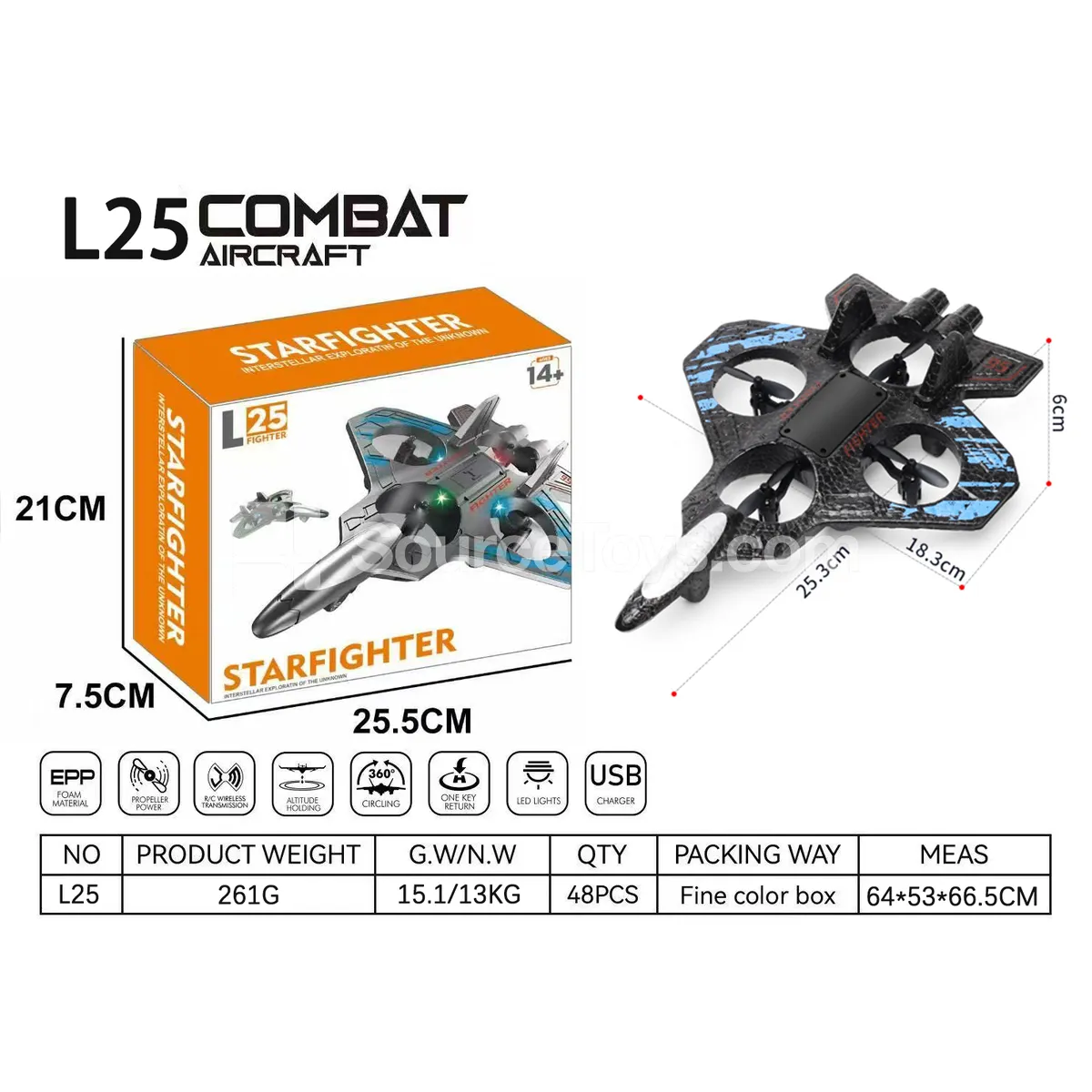 2.4G Remote Control Foam Airplane
