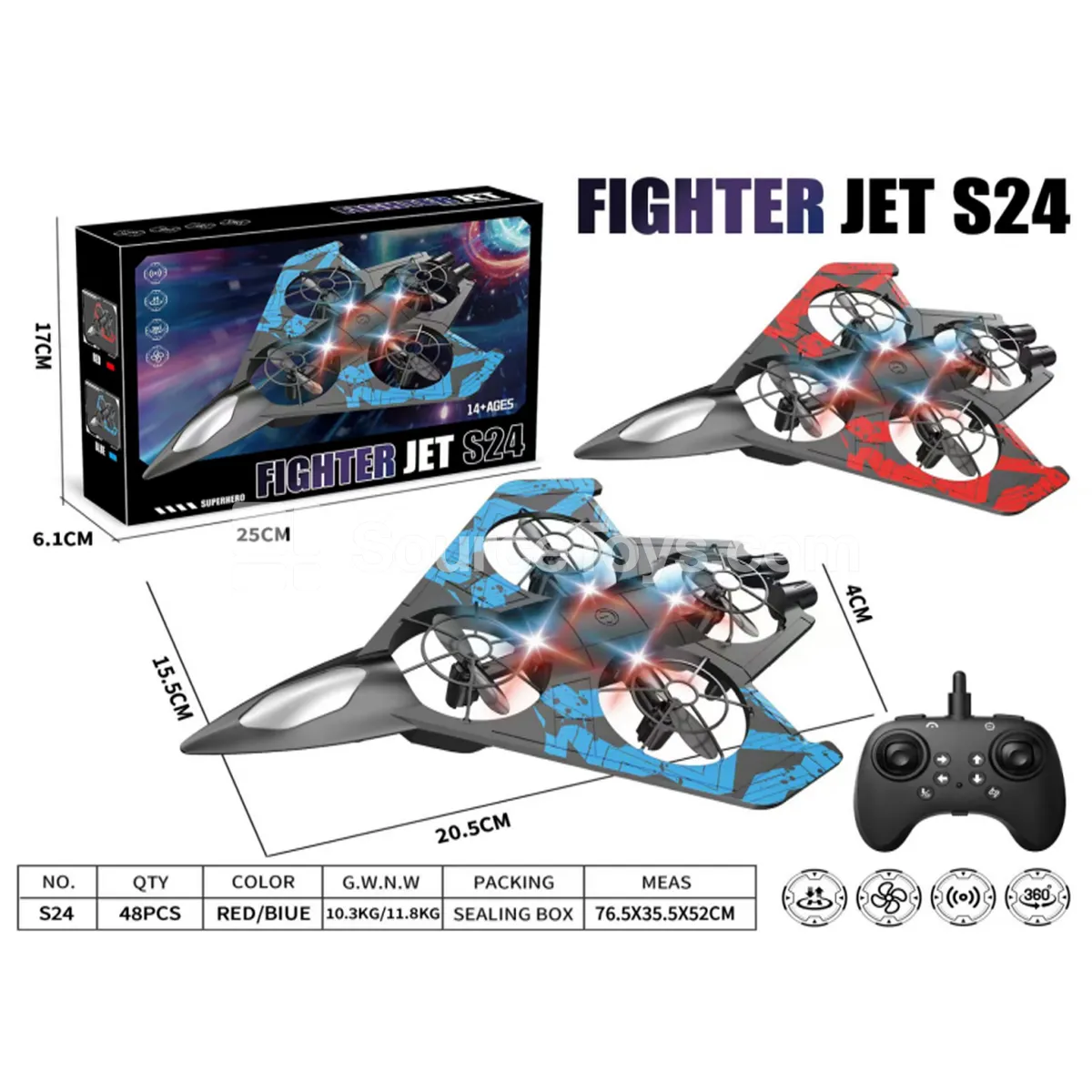 2.4G Foam Drone with Altitude Hold and Stunt Roll