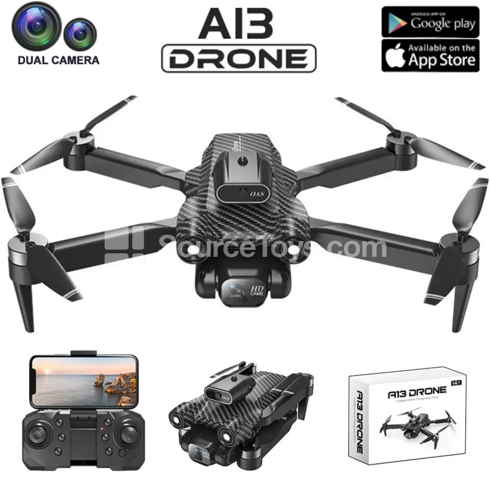 2.4G Carbon Fiber Aerial Drone with 4-Way Obstacle Avoidance