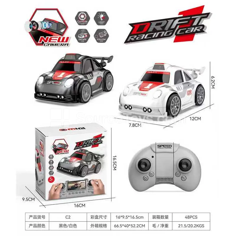 2.4G Remote Control Alloy Camera Car