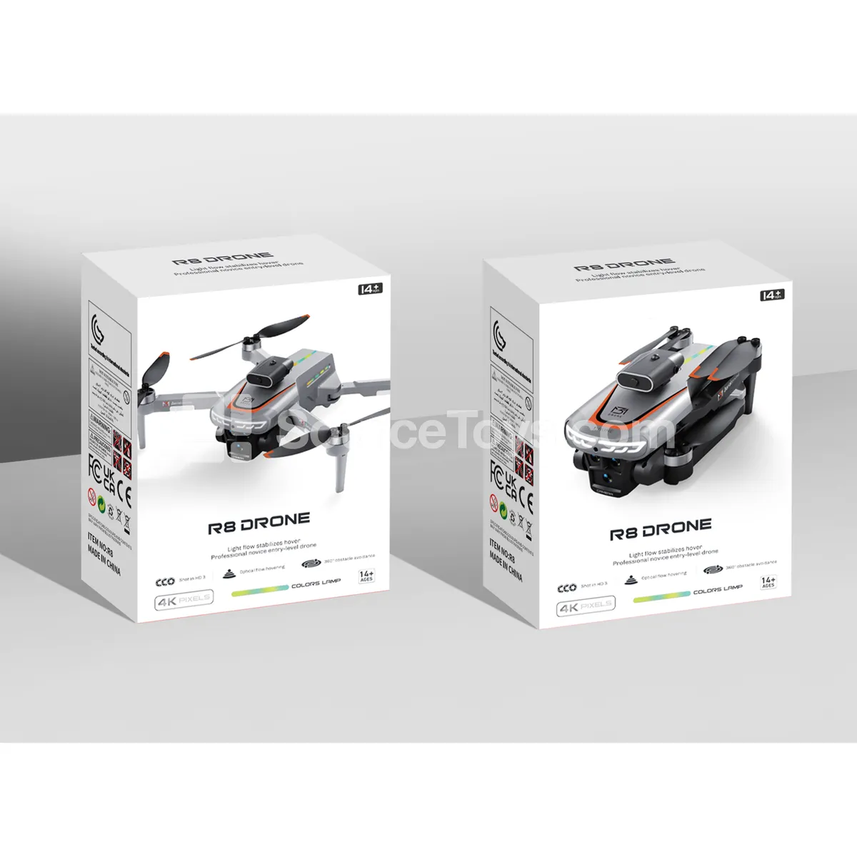 2.4G Screen-Controlled WiFi Drone with RGB Lights