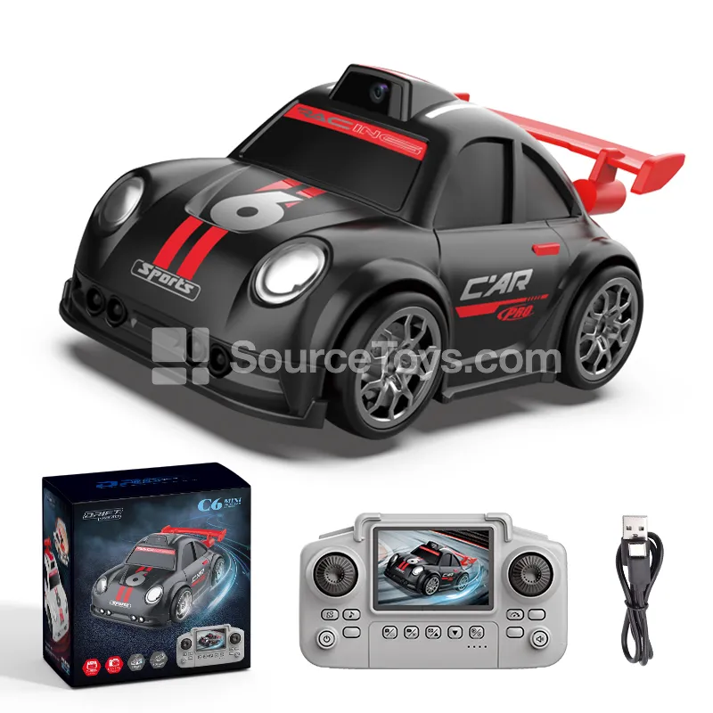 C6 2.4G Desktop Mini Alloy Car with Screen C6 2.4G Desktop Mini Alloy Car with Screen