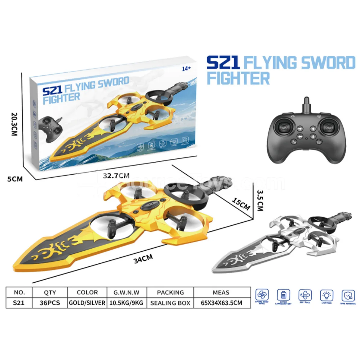 2.4G Foam Plane Stunt Roll