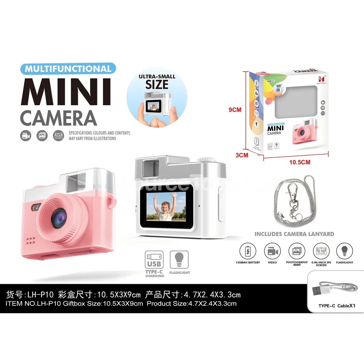 2.4G Mini Pocket Camera with Screen