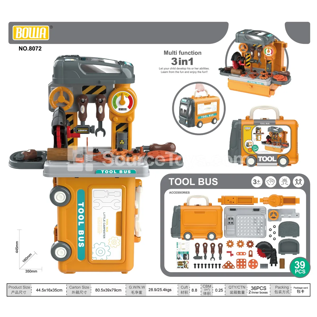 3-in-1 Tool Bus 3-in-1 Tool Bus