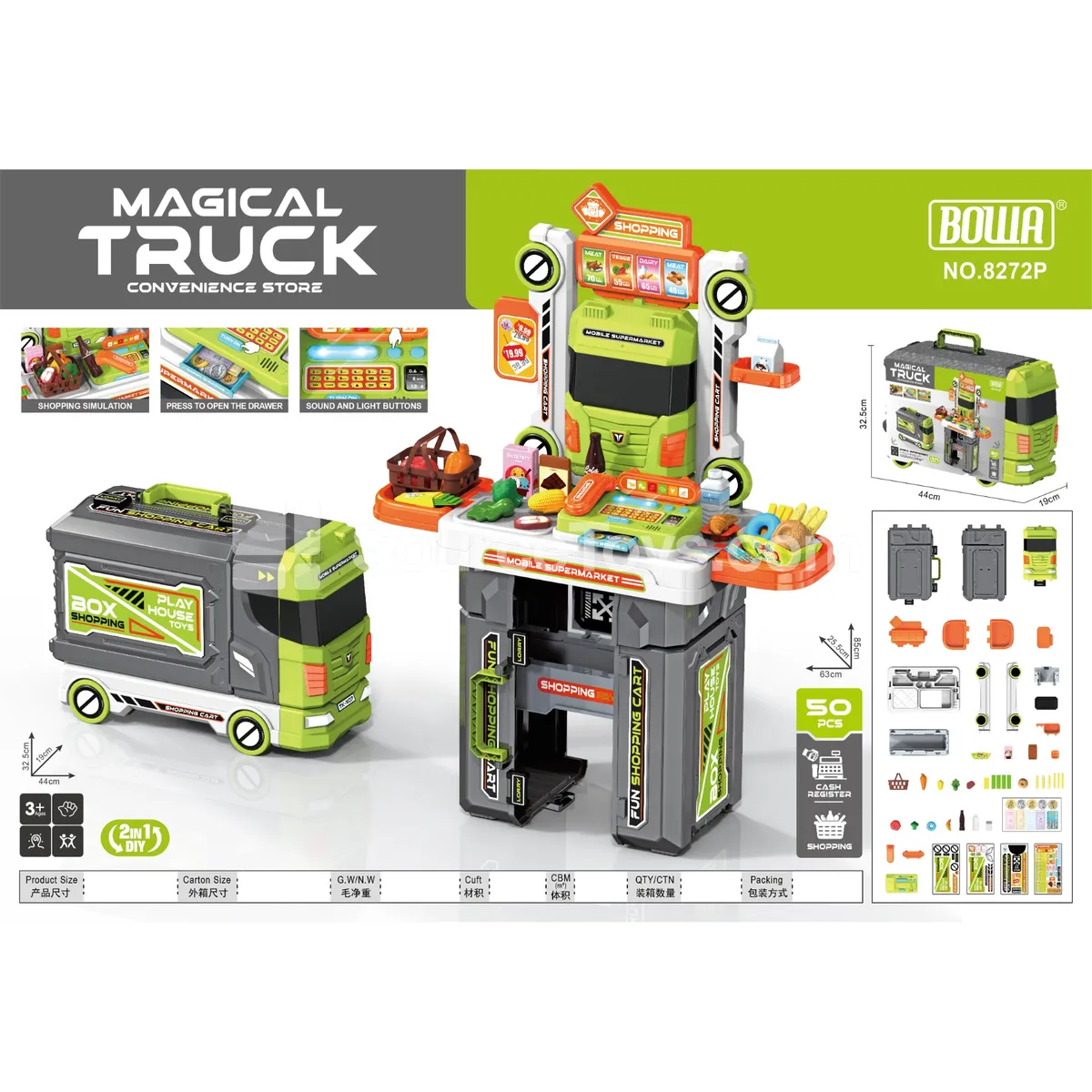 2-in-1 Shopping Truck 2-in-1 Shopping Truck