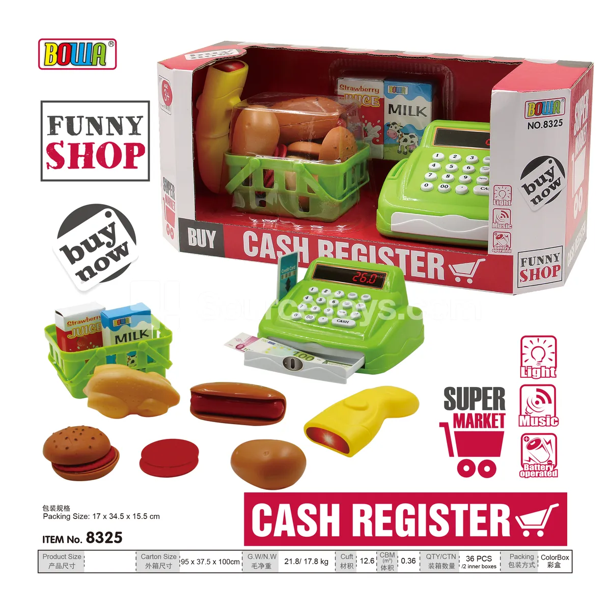 Vegetable Supermarket Cash Register